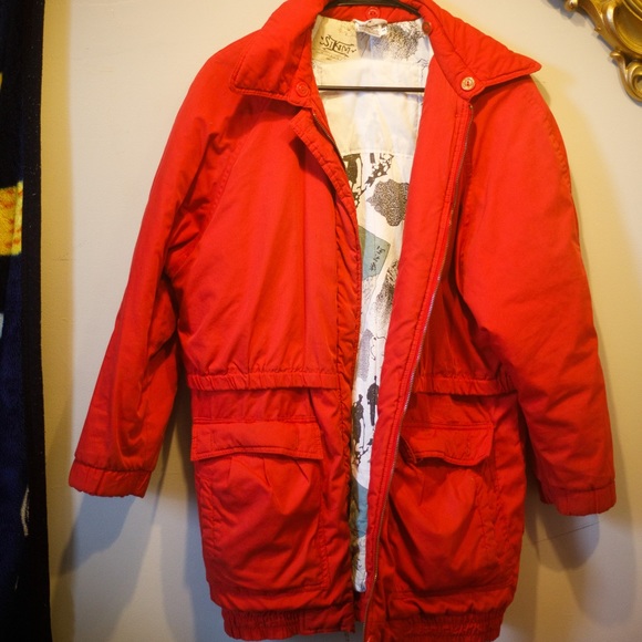 Vintage Red Iditarod Expedition sleddog coat, size Medium, British mist brand? - Picture 6 of 8